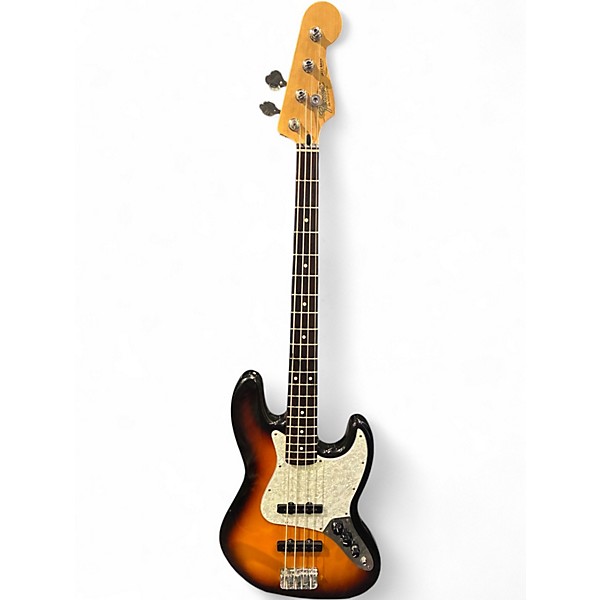 Used Fender Standard Jazz Bass 3 Color Sunburst Electric Bass Guitar