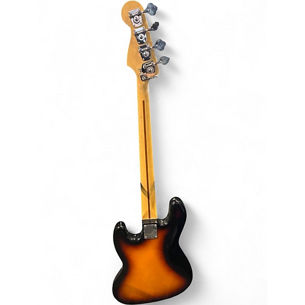 Used Fender Standard Jazz Bass 3 Color Sunburst Electric Bass Guitar