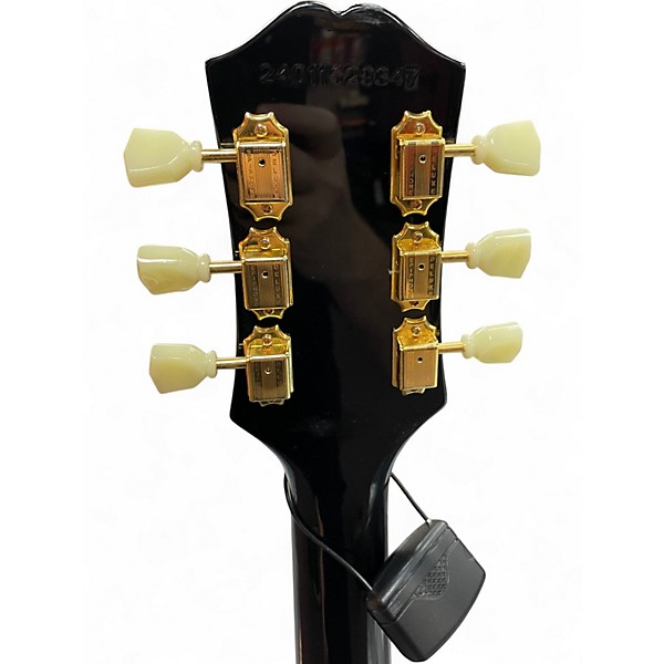 Used Epiphone LES PAUL CUSTOM P90 Black Solid Body Electric Guitar