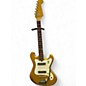 Used Teisco Vintage 1960s Metallic Gold Solid Body Electric Guitar