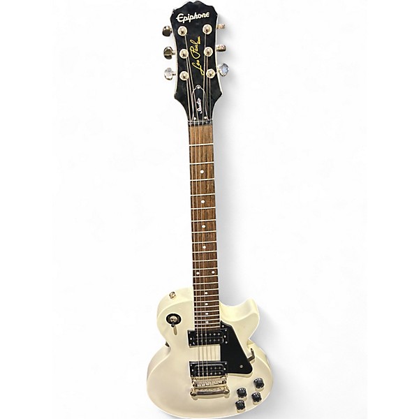 Used Epiphone Les Paul Studio White Solid Body Electric Guitar