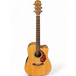 Used Fender CD140SCE Natural Acoustic Electric Guitar