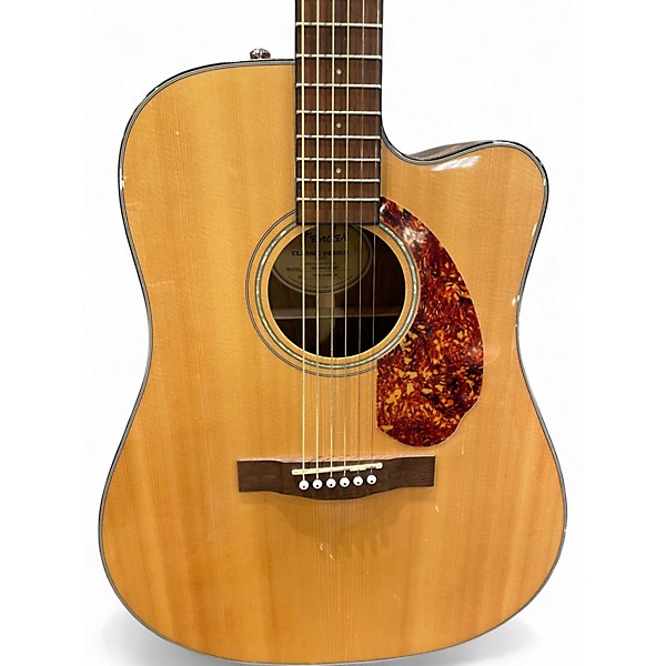Used Fender CD140SCE Natural Acoustic Electric Guitar