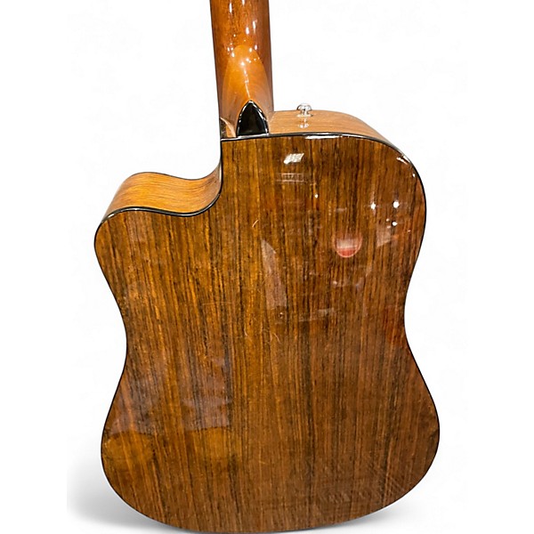 Used Fender CD140SCE Natural Acoustic Electric Guitar