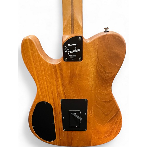 Used Fender Acoustasonic Player Telecaster Natural Acoustic Electric Guitar