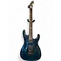 Used ESP Ltd mh301 Trans Blue Solid Body Electric Guitar thumbnail