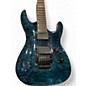Used ESP Ltd mh301 Trans Blue Solid Body Electric Guitar