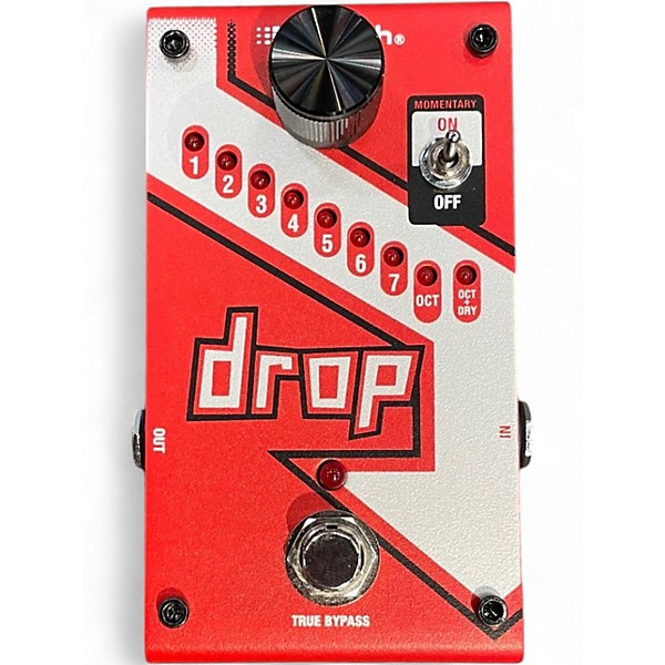 Used DigiTech The Drop Polyphonic Drop Tune Pitch-Shifter Effect Pedal