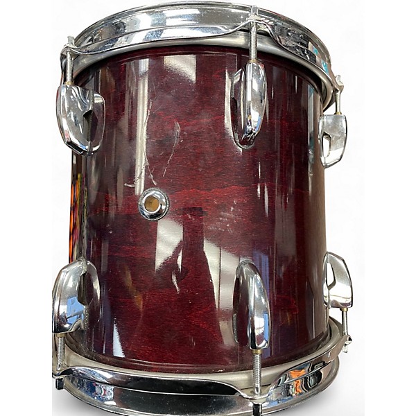 Used Pearl 3 Piece Masters Custom Extra Wine Red Drum Kit