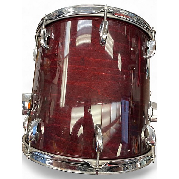 Used Pearl 3 Piece Masters Custom Extra Wine Red Drum Kit