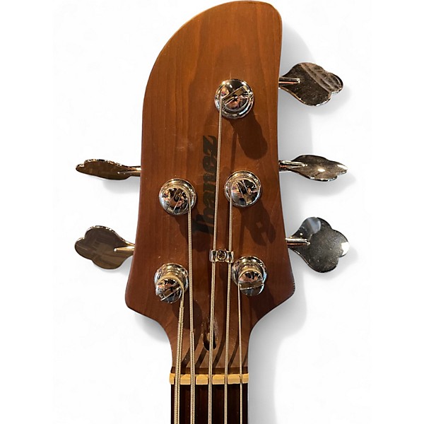 Used Ibanez TMB505 METALLIC GREY Electric Bass Guitar