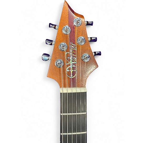 Used Warrior Dran Mitchell Natural Solid Body Electric Guitar