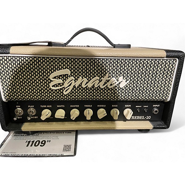 Used Egnater Rebel 20 20W Tube Guitar Amp Head