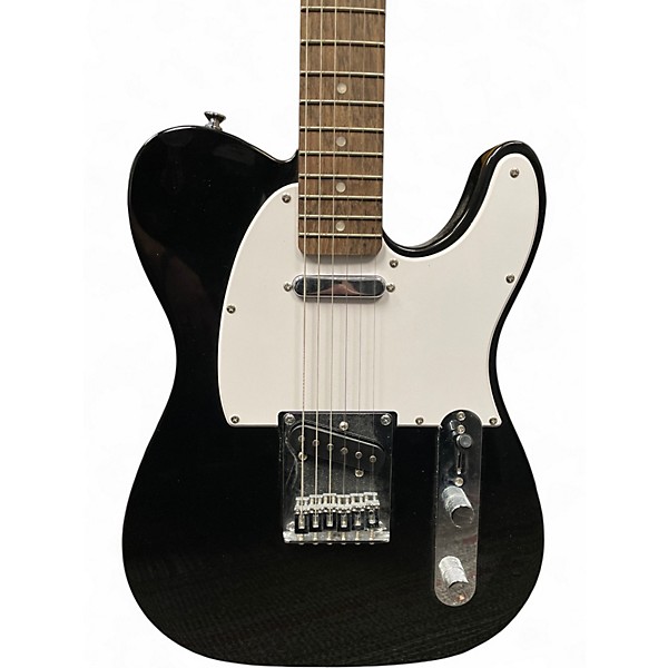 Used Squier Affinity Telecaster Black Solid Body Electric Guitar