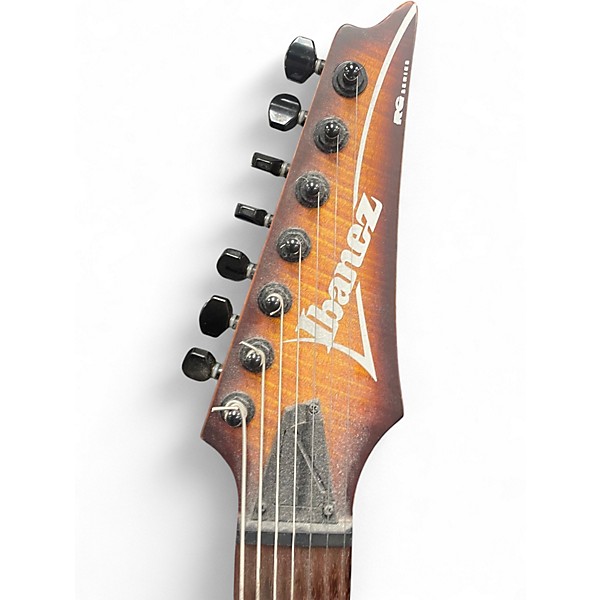 Used Ibanez RGA742FM Sunburst Solid Body Electric Guitar