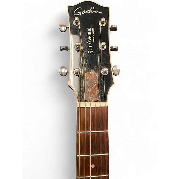 Used Godin 5th Avenue Cognac Burst SG Rustic Burst Acoustic Guitar