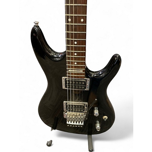 Used Ibanez JS100 Joe Satriani Signature Black Solid Body Electric Guitar