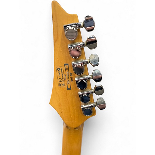 Used Ibanez JS100 Joe Satriani Signature Black Solid Body Electric Guitar