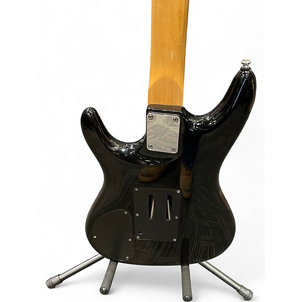 Used Ibanez JS100 Joe Satriani Signature Black Solid Body Electric Guitar