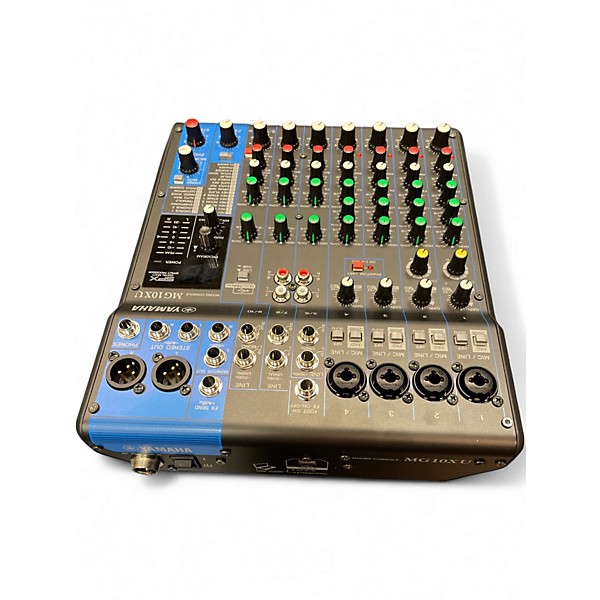 Used Yamaha MG10XU 10 Channel Mixer with Effects Unpowered Mixer
