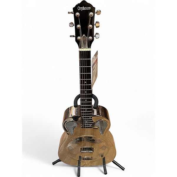 Used Orpheum OR20 Chrome Acoustic Guitar