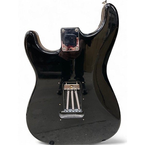 Used Fender Stratocaster Black Solid Body Electric Guitar