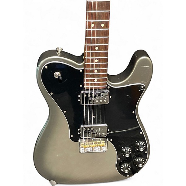 Used Fender American Deluxe Telecaster Chrome Silver Solid Body Electric Guitar