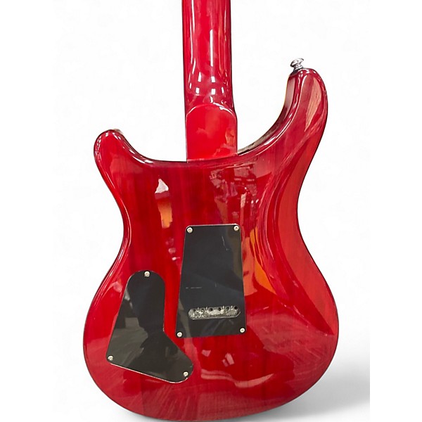 Used PRS SE Custom 24 Crimson Red Trans Solid Body Electric Guitar