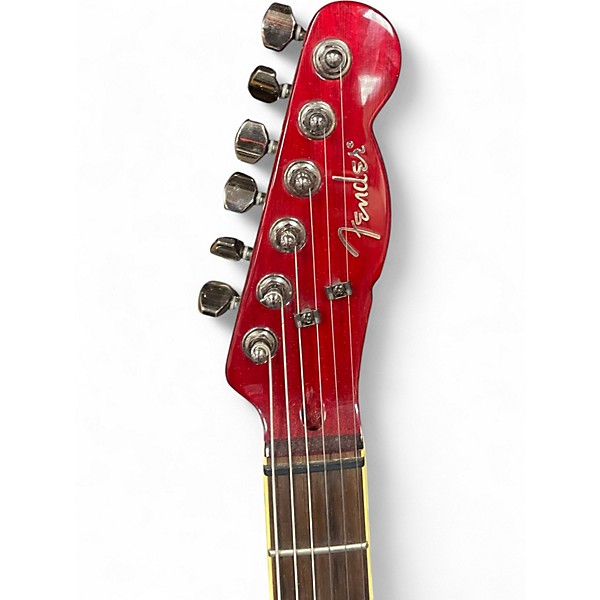 Used Fender TELECASTER FMT HH Crimson Red Trans Solid Body Electric Guitar