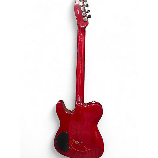 Used Fender TELECASTER FMT HH Crimson Red Trans Solid Body Electric Guitar