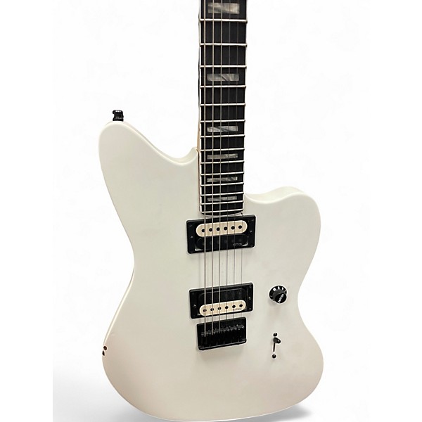 Used Fender Jim Root Signature Jazzmaster Arctic White Solid Body Electric Guitar