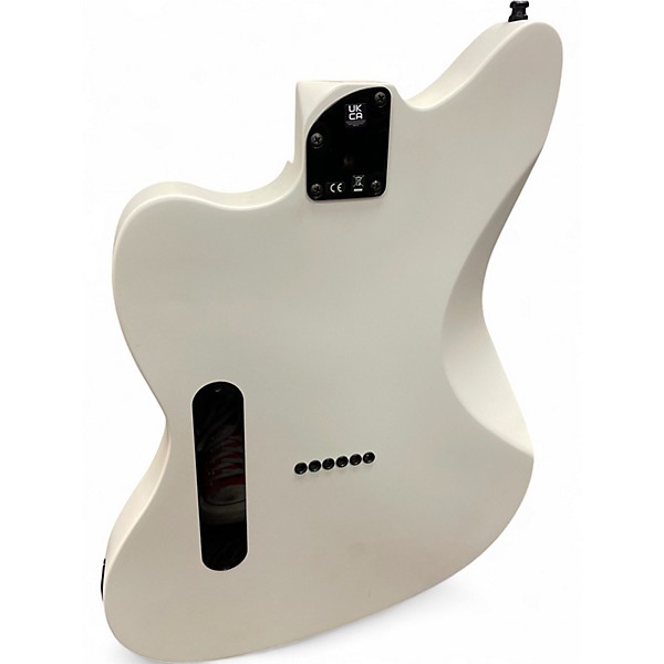 Used Fender Jim Root Signature Jazzmaster Arctic White Solid Body Electric Guitar