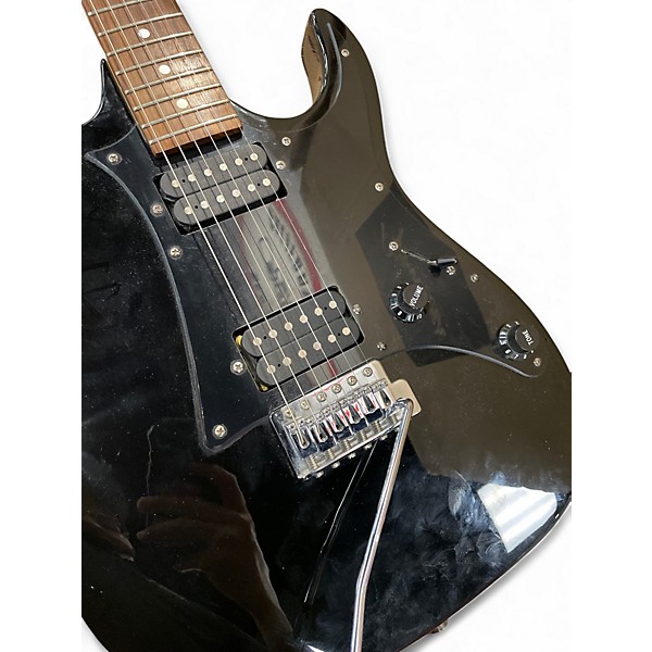Used 2000s Ibanez GRX20Z Black Solid Body Electric Guitar
