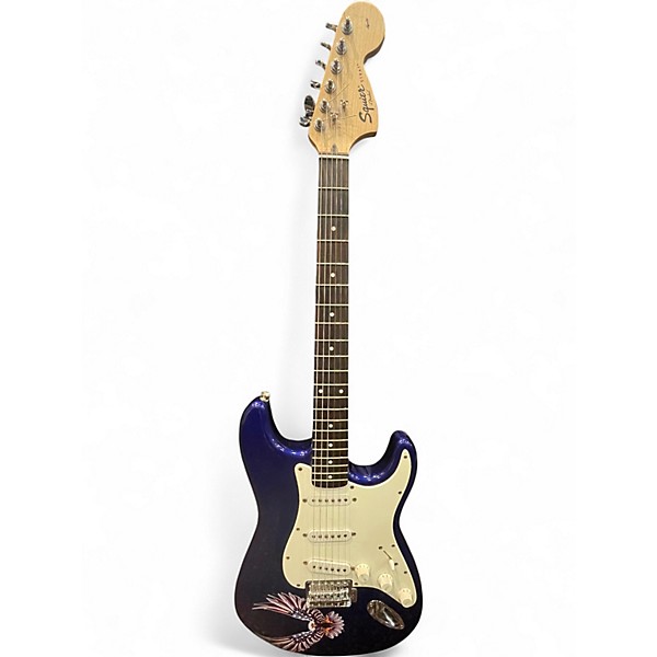 Used Squier Affinity Stratocaster Blue Solid Body Electric Guitar