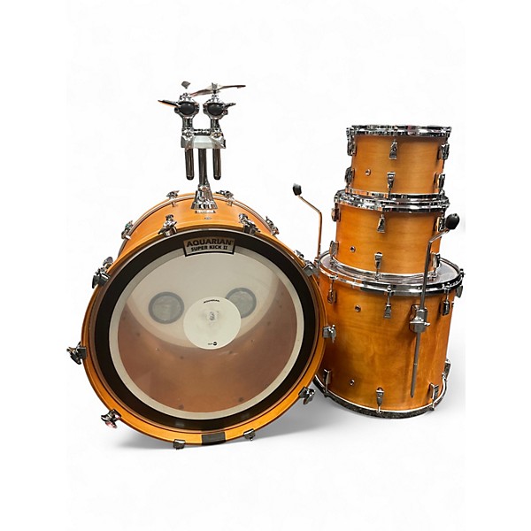 Used Yamaha 4 Piece Absolute Hybrid Maple Vintage Natural Drum Kit