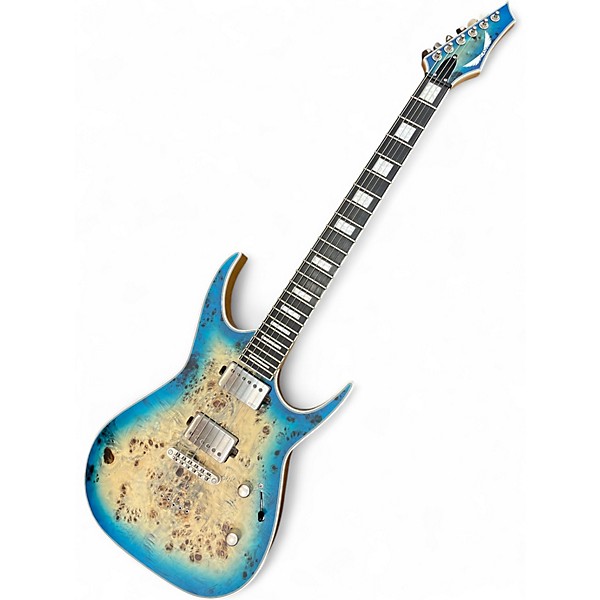 Used Dean EXILE SELECT TURQOISE BURST Solid Body Electric Guitar