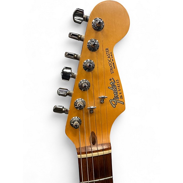 Vintage 1989 Fender American Deluxe Stratocaster Gunmetal Gray Solid Body Electric Guitar