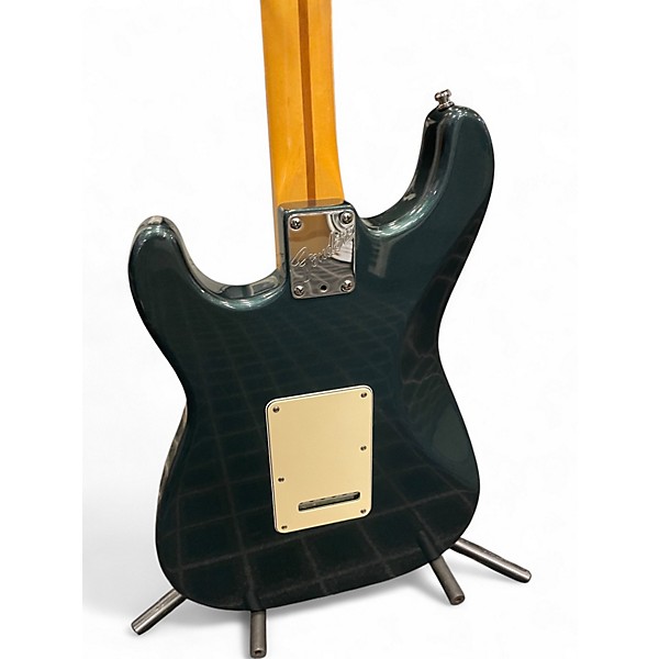 Vintage 1989 Fender American Deluxe Stratocaster Gunmetal Gray Solid Body Electric Guitar