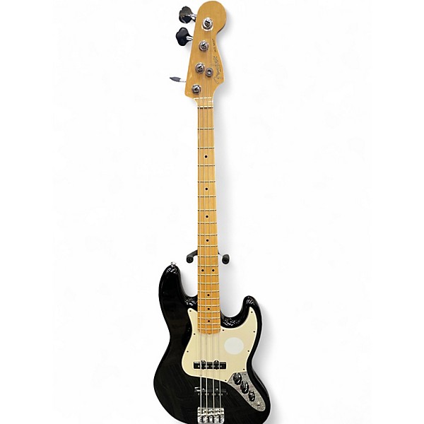 Used Fender American Standard Jazz Bass Black Electric Bass Guitar