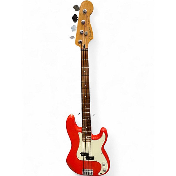 Used Fender Player Precision Bass SONIC RED Electric Bass Guitar