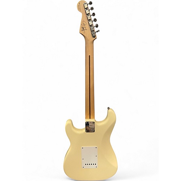 Used 2021 Fender Artist Series Jimmie Vaughan Tex-Mex Stratocaster Olympic White Solid Body Electric Guitar