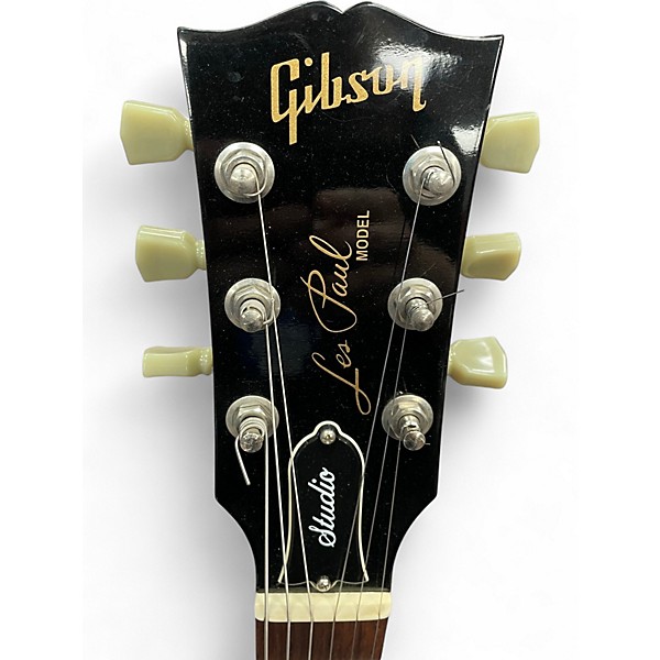 Used 2008 Gibson Les Paul Studio Ebony Solid Body Electric Guitar