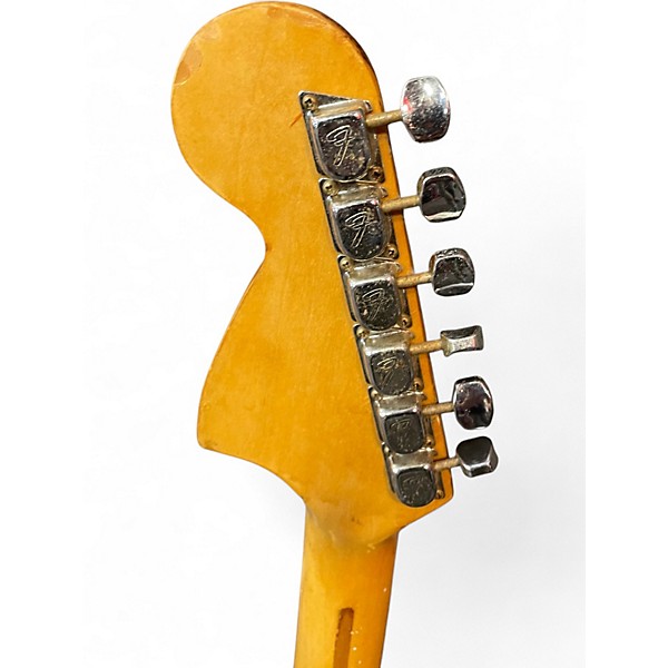 Vintage 1975 Fender Stratocaster Yellow Solid Body Electric Guitar