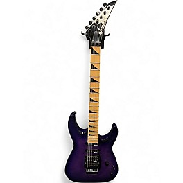 Used Jackson JS34Q Dinky Trans Purple Solid Body Electric Guitar