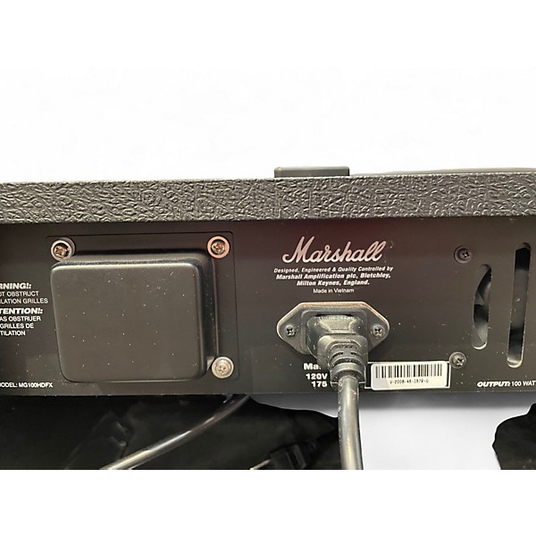 Used Marshall MG100HDFX 100W Solid State Guitar Amp Head