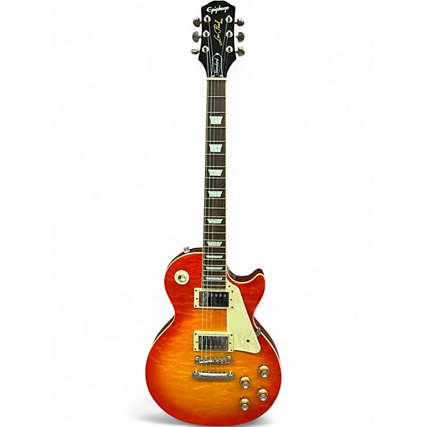 Used Epiphone Les Paul Standard 2 Color Sunburst Solid Body Electric Guitar