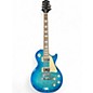 Used Epiphone LES PAUL STANDARD 60S QUILT TOP Ocean Blue Solid Body Electric Guitar thumbnail