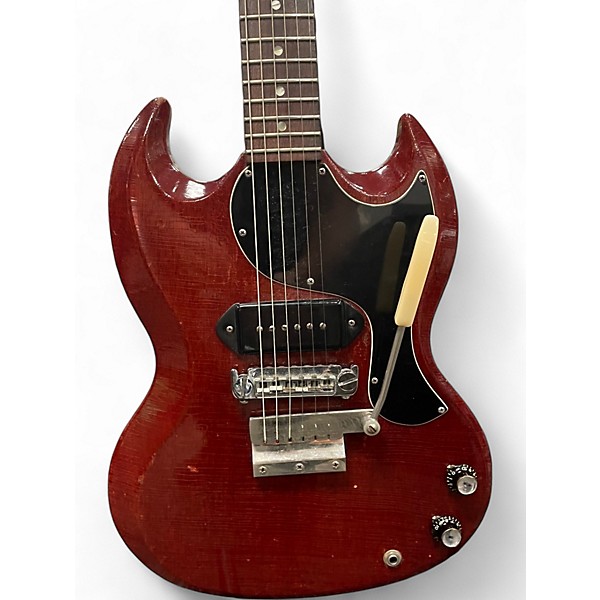 Vintage 1965 Gibson SG Junior Cherry Solid Body Electric Guitar