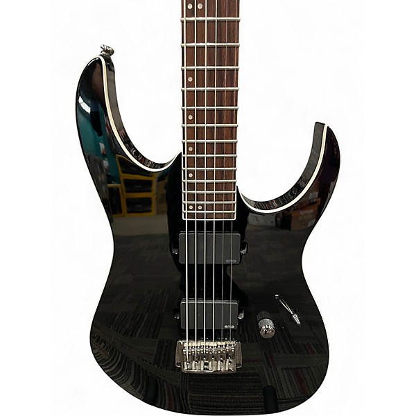 Used Ibanez RGIB21 Iron Label BLACK Solid Body Electric Guitar