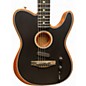 Used 2021 Fender American Acoustasonic Telecaster Black Acoustic Electric Guitar